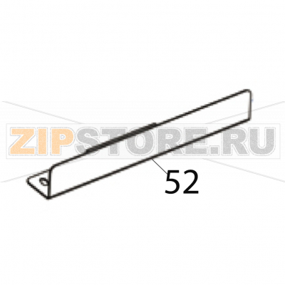 Ribbon plate Godex EZPi-1200 Ribbon plate Godex EZPi-1200Запчасть на деталировке под номером: 52Название запчасти Godex на английском языке: Ribbon plate EZPi-1200.