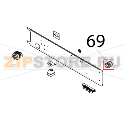 Cable gland M32x1.5 + nut Piron P920RXS Cable gland M32x1.5 + nut Piron P920RXSЗапчасть на деталировке под номером: 69