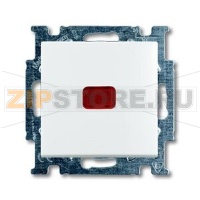 Переключатель одноклавишный, IP20, альпийский белый ABB 2CKA001012A2143