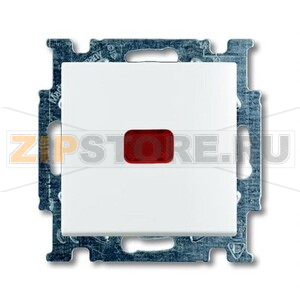 Переключатель одноклавишный, IP20, альпийский белый ABB 2CKA001012A2143 