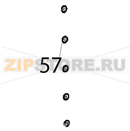 Уплотнитель вала двигателя Unox XBC 1005E Уплотнитель вала двигателя Unox XBC 1005EЗапчасть на деталировке под номером: 57