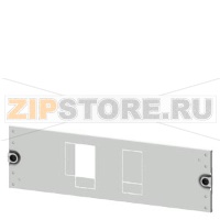 SIVACON S4 SENTRON 3VA cover 3VA11 (up to 160 A) 4-pole, 3-pole + N Mounting position horizontal Fixed mounting Number of switches 1 Height 150 mm Width 600 mm Siemens 8PQ2015-6BA27