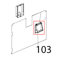 Supporto ventola raffreddamento CT-BT Unox XVC 515G