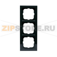 Рамка трехместная, антрацитовая ABB 2TKA000372G1