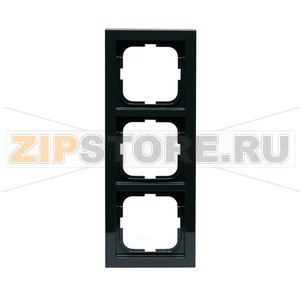 Рамка трехместная, антрацитовая ABB 2TKA000372G1 