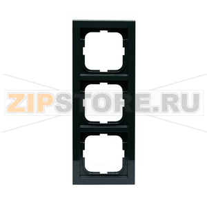 Рамка трехместная, антрацитовая ABB 2TKA000372G1 