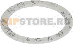 FLAT GASKET KIT ø 60x49.5x2 mm 