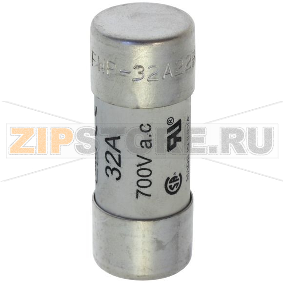 Предохранитель, 32 A, AC 700 В, 200 кА, 22x58 мм, aR, UL Eaton 32AMP 700V AC FERRULE 22x58 MM 