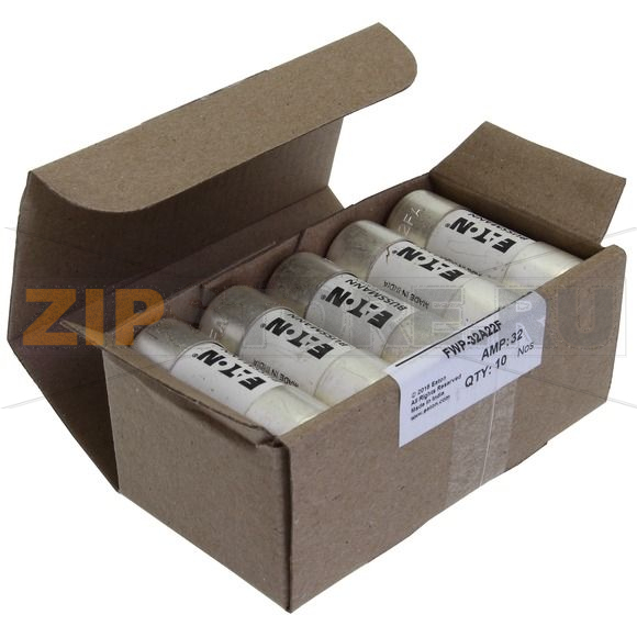 Предохранитель, 32 A, AC 700 В, 200 кА, 22x58 мм, aR, UL Eaton 32AMP 700V AC FERRULE 22x58 MM 