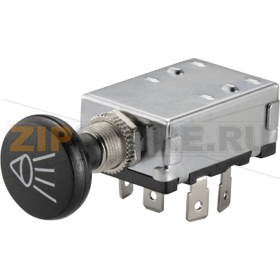 Выключатель автомобильный 12 В/DC, 30 А, 2 x выкл/вкл/вкл TRU Components TC-A3-20B-SQ 