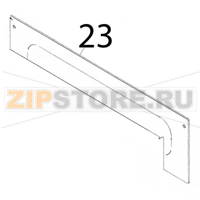 Vetro termovith 804x249x5 GAM MD44 Vetro termovith 804x249x5 GAM MD44Запчасть на деталировке под номером: 23
