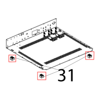 Piedino quadro 35x35, H26, nylon caricato vetro grigio Unox XF 190