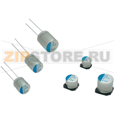 Конденсатор электролитический 820 мкФ, SMD, 2.5 В, 20 %, 8x7 мм, 1 шт Nichicon PCG0E821MCL1GS 