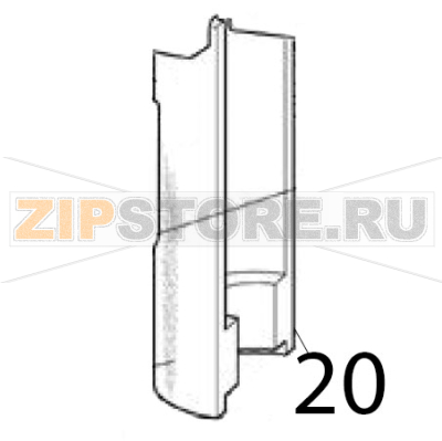 Ass. isolamento Scotsman MF 46 WS Ass. isolamento Scotsman MF 46 WSЗапчасть на деталировке под номером: 20