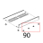 Clip fissaggio cassetto raccogligocce Unox XBC 804