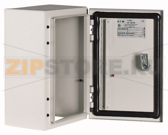 Щит металлический навесной с монтажной платой, ДхШхВ=150x200x300 мм Eaton CS-32/150 