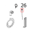Riduzione J.G. DA D=10, A D=8 Unox XBC 404