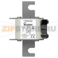 Предохранитель, 315 A, AC 690 В, 200 кА, size 1, 53x69x111 мм, aR, IEC Eaton FUSE 315A 690V 1EK
