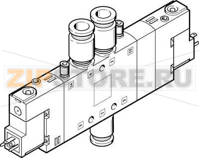 Распределитель с электроуправлением Festo CPE18-M1H-5/3ES-QS-8 