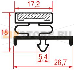 GUARNIZIONE AD INCASTRO 603x585 mm 