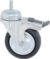 REVOLVING WHEEL ø 100 mm PIN M10+BRAKE