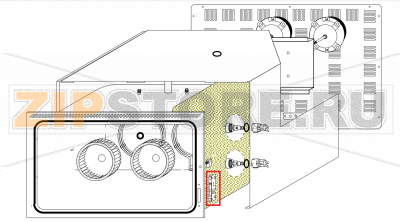 Pivot holder for hinge Garbin 44 PX UMI   Pivot holder for hinge Garbin 44 PX UMIЗапчасть на сборочном чертеже под номером: POR44