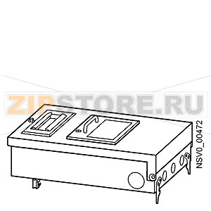 BD2-AK3X/GSTZ00 tap-off unit 125 A/1x3 pole FU SE switch disc. Siemens BVP:203163 
