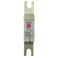 Предохранитель, 40 A, AC 660 В, DC 460 В, 80 кА, BS88/A4, 26x110 мм, gL/gG, BS Eaton 40A 660V AC