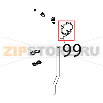 Tubo PE 7.93x4.75 trasparente Unox XBC 905 Tubo PE 7.93x4.75 trasparente Unox XBC 905Запчасть на деталировке под номером: 99