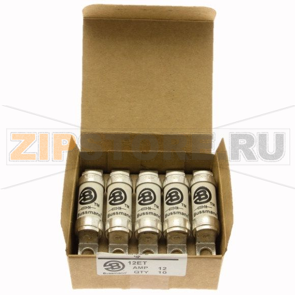 Предохранитель, 12 A, AC 690 В, DC 500 В, 200 кА, BS88, 19x77 мм, aR, BS Eaton 12A 690V S/COND FU 