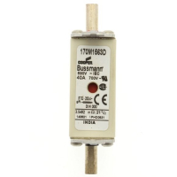 Предохранитель, 40 A, AC 690 В, 200 кА, DIN 000, gR, DIN, IEC Eaton FUSE 40A 690V gR DIN 000 HSDNH