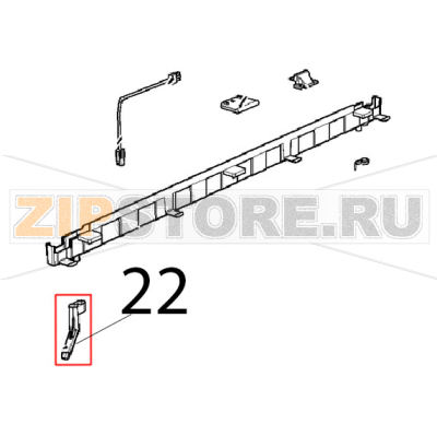 Tubo per profilo raccogli gocce s Unox XBC 615EG Tubo per profilo raccogli gocce s Unox XBC 615EGЗапчасть на деталировке под номером: 22
