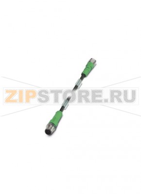 Кабель для датчика / исполнительного элемента Phoenix Contact SAC-8P-M12MS/10,0-PUR/M12FS 8-полюсн., PUR без галогенов, темно-серый RAL 7021, Штекеры прямое M12, А-кодирование, к Гнездо прямое M12, А-кодирование, Длина кабеля: 10 м.Минимальный заказ: 25 шт.Упаковка: 5 шт.