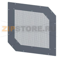 SIVACON, Roof, for corner cabinet with ventilation openings, with Ventilation openings IP40, T: 600 mm, zinc-plated Siemens 8MF1006-2UE30-0A