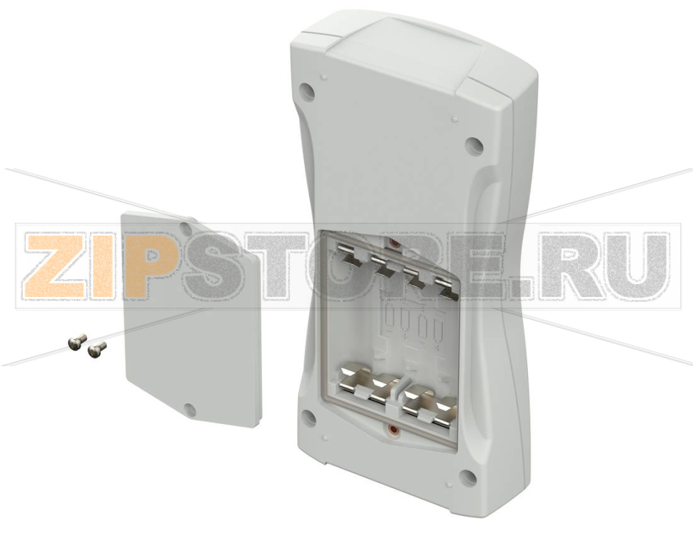 Корпус ручной с отсеком для 4 батареек типа АА, 184.3x93x35.4 мм, IP 40 (IP 65) Bopla BS 703 DIS-7035 