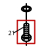 Hexagonal screw M-10x20 Fagor FI-2700I