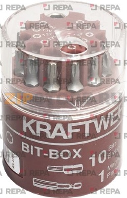 BOITE DE 11 EMBOUTS DE VISSAGE 1/4&amp;#039;&amp;#039; 