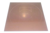 piano vetroceramica L 580mm lar. 320mm