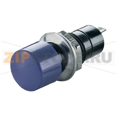 Кнопка 250 В/AC, 1.5 А, 1 x выкл/вкл, с фиксацией, 1 шт SCI R13-40B-05YL 