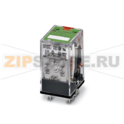 Вставное промышленное реле с силовыми контактами Phoenix Contact REL-IR/L-120AC/2X21 2 переключающих контакта, кнопка тестирования, светодиод состояния, механический индикатор коммутационного положения, напряжение на входе 120 В пер. тока.Минимальный заказ: 10 шт.Упаковка: 10 шт.