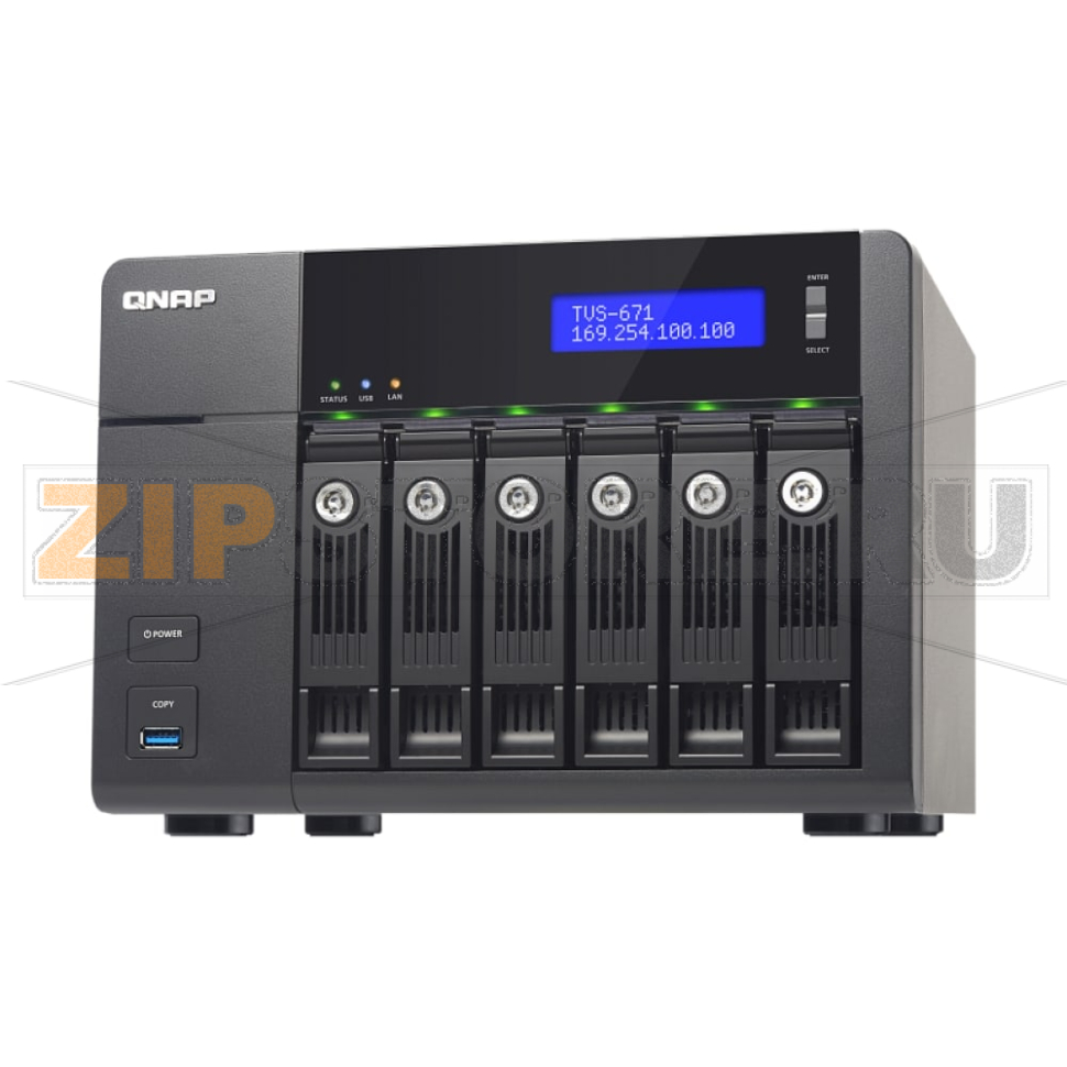 Накопитель сетевой QNAP TVS-671 