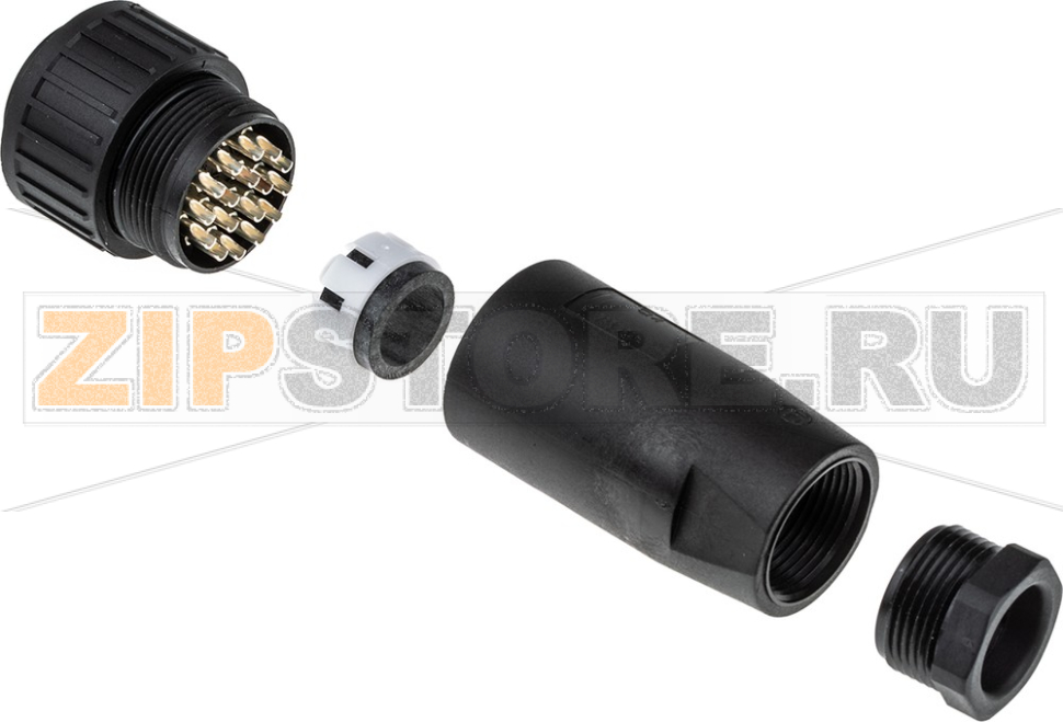 Разъем круглый 4 А, 50 В, IP67, 17 контактов Hirschmann CM 06 EA 20-29 S 