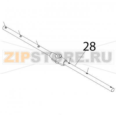 Right trinse branch Fagor AD-48 B Right trinse branch Fagor AD-48 BЗапчасть на деталировке под номером: 28Название запчасти Fagor на английском языке: Right trinse branch AD-48 B.
