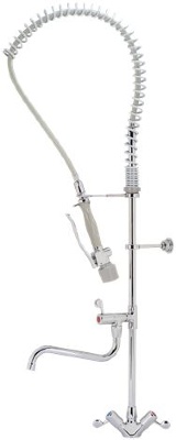 КОМПЛЕКТ СМЕСИТЕЛЯ НА ОДНО ОТВЕРСТИЕ С ПРЕДВАРИТЕЛЬНОЙ МОЙКОЙ &quot;EUROPA&quot; 