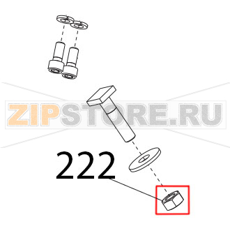 Dado es. DIN934, M8 Sirman Palladio 300 Dado es. DIN934, M8 Sirman Palladio 300Запчасть на деталировке под номером: 222