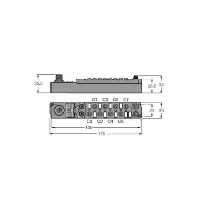 Модуль ввода/вывода для CANopen Turck SCOL-0008D-5006 
