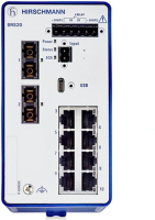 Коммутатор управляемый, 10 портов Hirschmann BRS20-1000M2M2-STCY99HHSESXX.X.XX