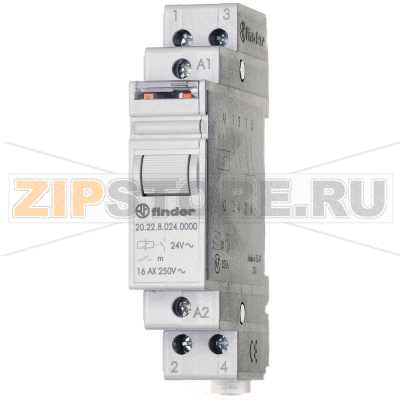 Реле импульсное 12 V (DC), 16 A, 4000 VA Finder 20.22.9.012.4000 