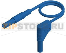 Провод тестовый 2 м, синий Hirschmann MLS WG 200/1 BLUE 