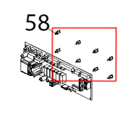Supporto per scheda 24POT98 Unox XV 203G